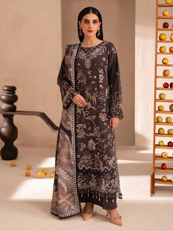 Veranda by Parishay Embroidered Karandi Unstitched Collection'26 (VR-09)