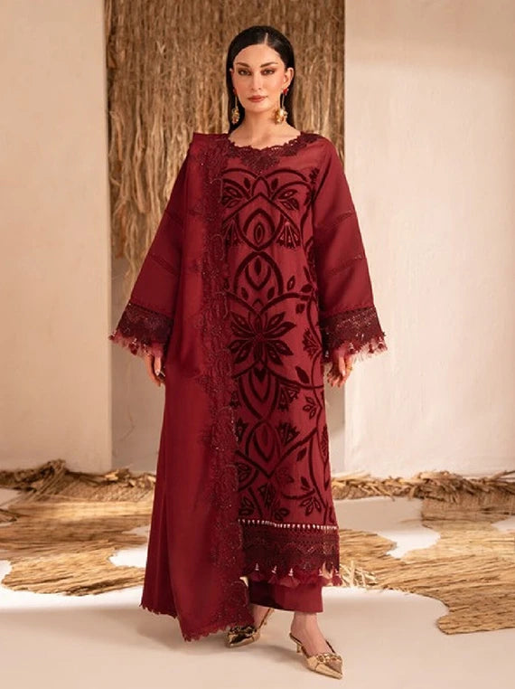 Veranda by Parishay Embroidered Karandi Unstitched Collection'26 (VR-12)