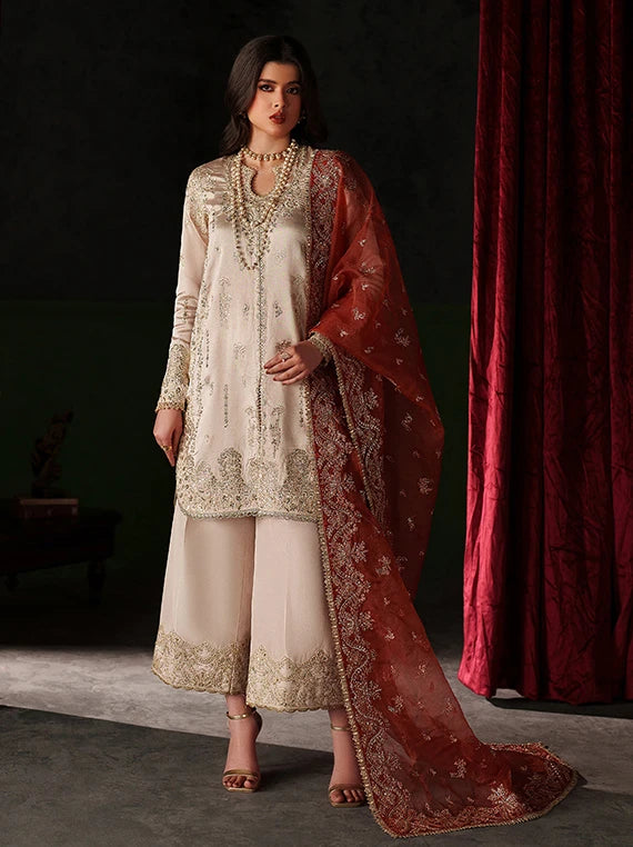 Verve by Emaan Adeel Silk Embroidered Unstitched Collection 2026 (POISE)