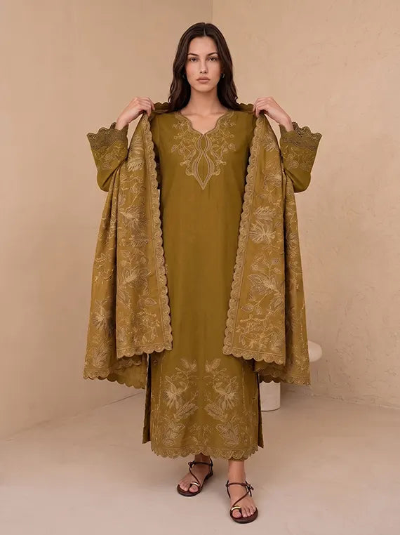 Viaba By Sanam Saeed Embroidered Karandi Unstitched Collection'26 (EIRA)