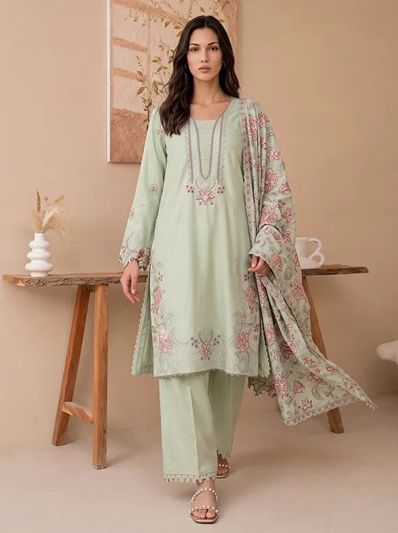 Viaba By Sanam Saeed Embroidered Karandi Unstitched Collection'26 (HAVEN)