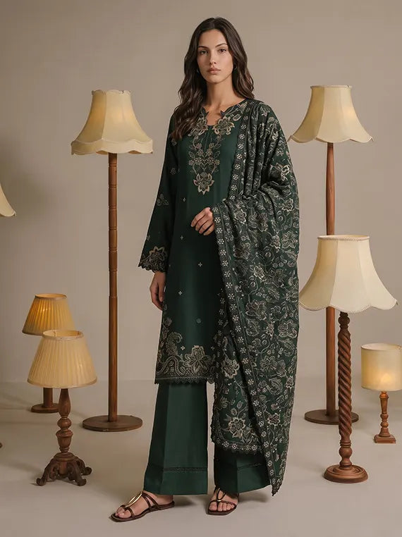 Viaba By Sanam Saeed Embroidered Karandi Unstitched Collection'26 (VIEL)