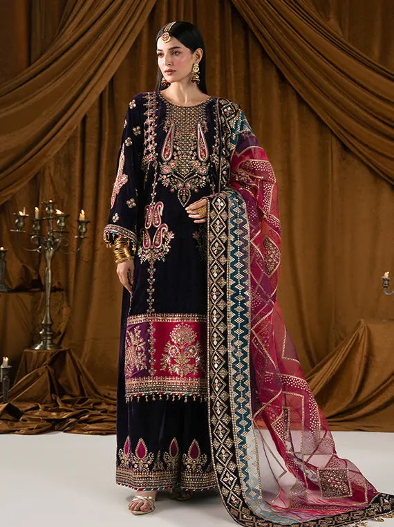Virsa by Alizeh Unstitched Embroidered Velvet Collection'26 (2286-Rahgayl)