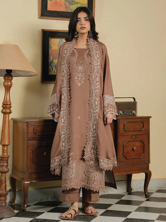 Virsa by CINQ Embroidered Karandi Unstitched Winter'26 (06-KOH)