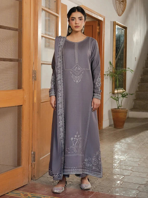 Virsa by CINQ Embroidered Karandi Unstitched Winter'26 (08-AABR)