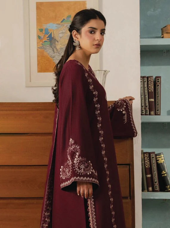 Virsa by CINQ Embroidered Karandi Unstitched Winter'26 (10-QISSA)