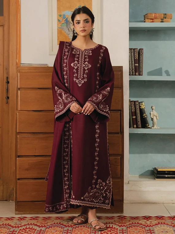 Virsa by CINQ Embroidered Karandi Unstitched Winter'26 (10-QISSA)