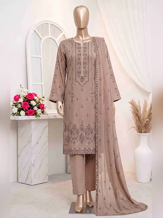 Vogue by Fantak Unstitched Karandi Lawn Collection'26 V-513 (D-06)