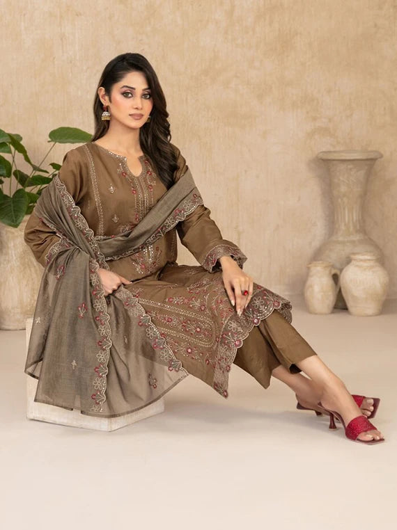 WYRA by Tawakkal Fabrics Embroidered Viscose Unstitched Collection'26 (D-5859)