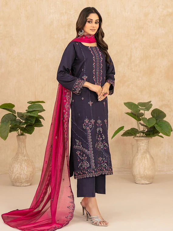 WYRA by Tawakkal Fabrics Embroidered Viscose Unstitched Collection'26 (D-5866)
