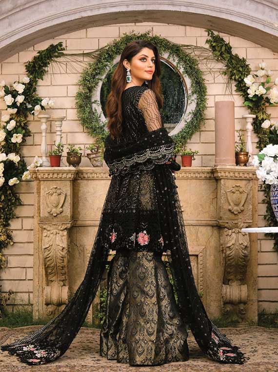 Wajadan Wedding Formal Collection 2024 By Raeesa (WD-3 Metal Black)