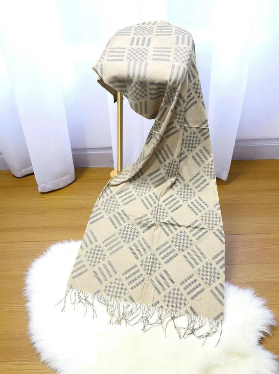 Warm and Soft Check Wool Staller Edit25 (25ST24-02)