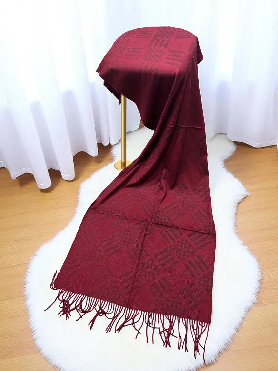 Warm and Soft Check Wool Staller Edit25 (25ST24-04)