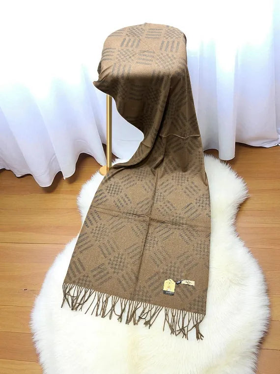 Warm and Soft Check Wool Staller Edit25 (25ST24-07)