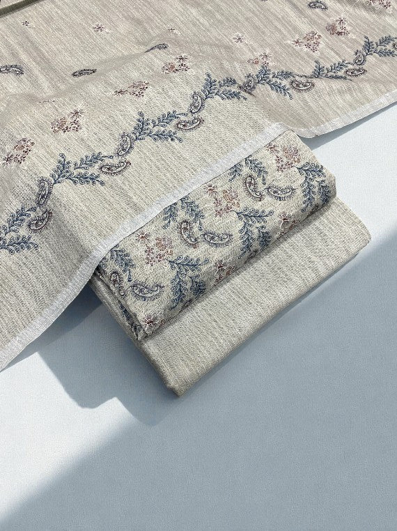 Warmth Embrooidered Peach Leather Karandi Edit 2025 (25DU16-01)