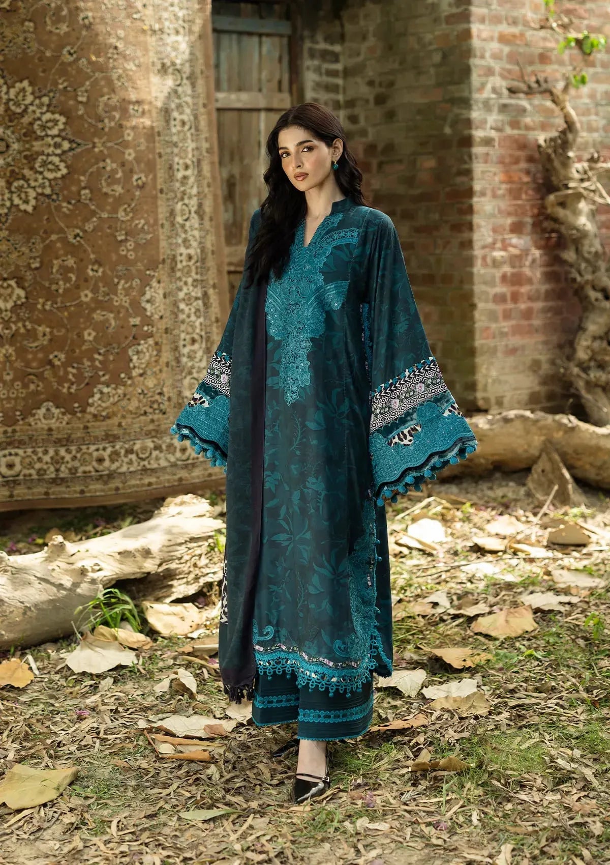 Wilderness by Elaf Unstitched Khaddar Embroidered Collection'26 (EWR-5B DUSK)