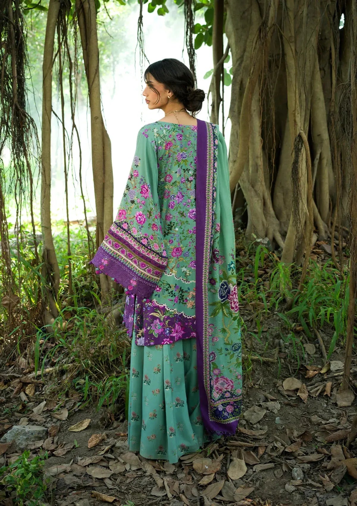 Wilderness by Elaf Unstitched Khaddar Embroidered Collection'26 (EWR-6A HEATHER)