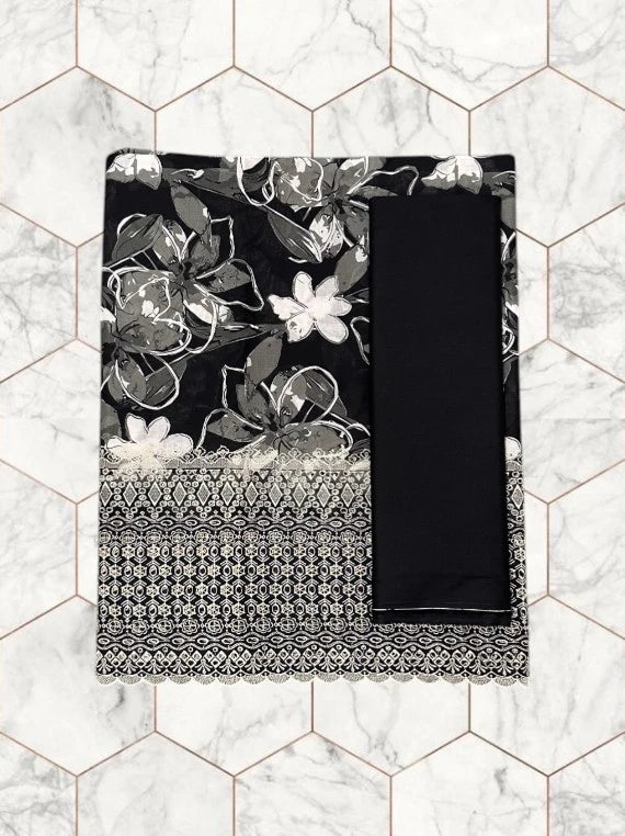 Wines Printed Chikankari Lawn Edit26 Vol-FA28 (D-06)