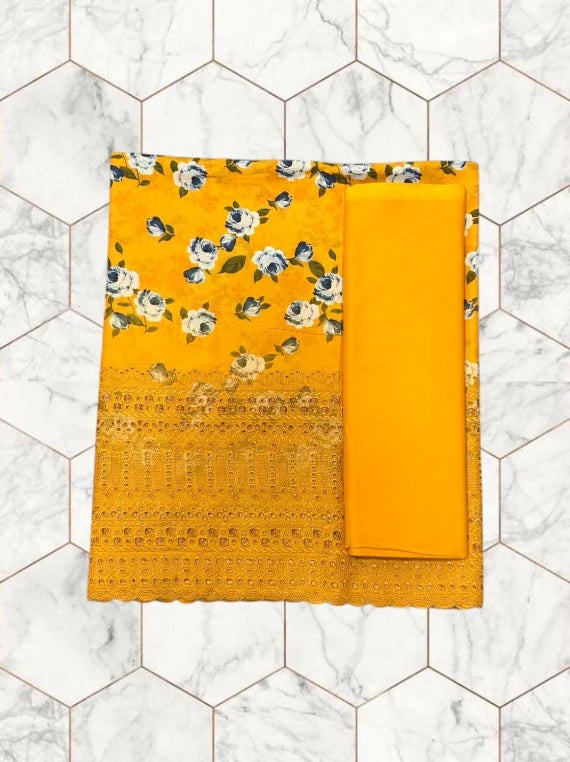 Wines Printed Chikankari Lawn Edit26 Vol-FA28 (D-12)