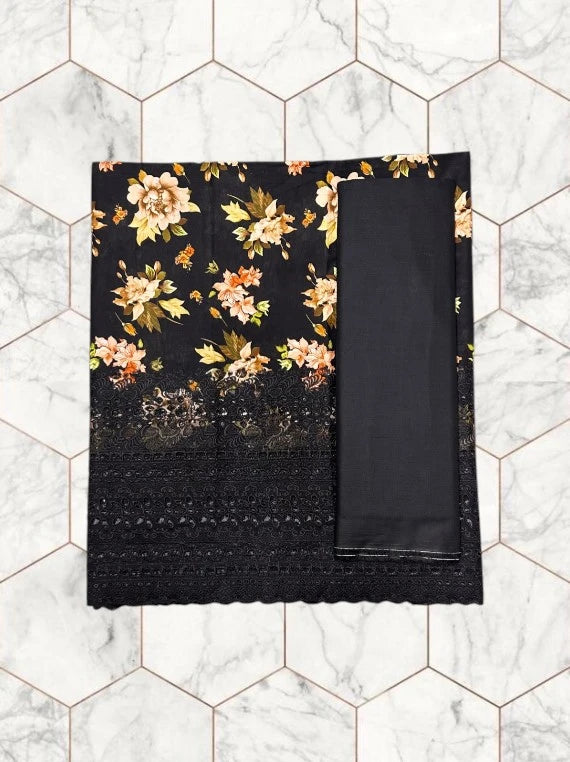 Wines Printed Chikankari Lawn Edit26 Vol-FA28 (D-20)