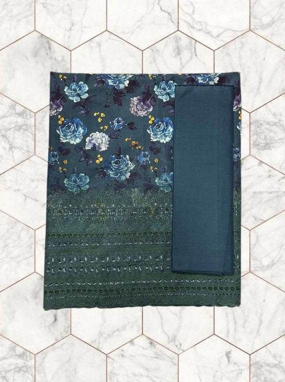 Wines Printed Chikankari Lawn Edit26 Vol-FA28 (D-21)