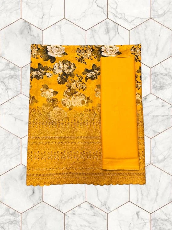 Wines Printed Chikankari Lawn Edit26 Vol-FA28 (D-22)