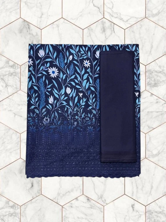 Wines Printed Chikankari Lawn Edit26 Vol-FA28 (D-26)