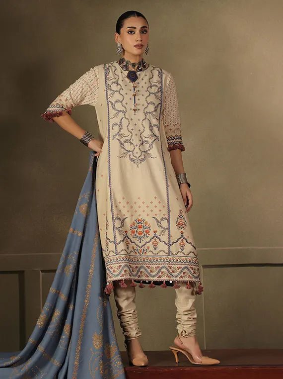 Winter Charm by Gul Ahmed Unstitched Linen Collection'26 (SP-62071)