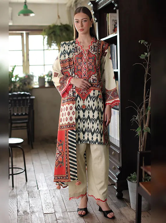 Winter Diaries by Gul Ahmed Unstitched Khaddar Collection'26 (K-62146)