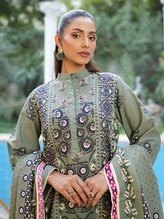 Winter Muse Printed Khaddar Collection 2025 by Gul Ahmed (SD-52224)