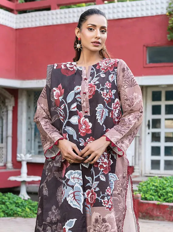 Winter Muse Printed Khaddar Collection 2025 by Gul Ahmed (SD-52237)