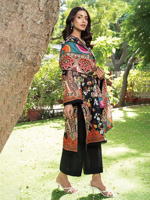 Winter Muse Printed Khaddar Collection 2025 by Gul Ahmed (SD-52240)