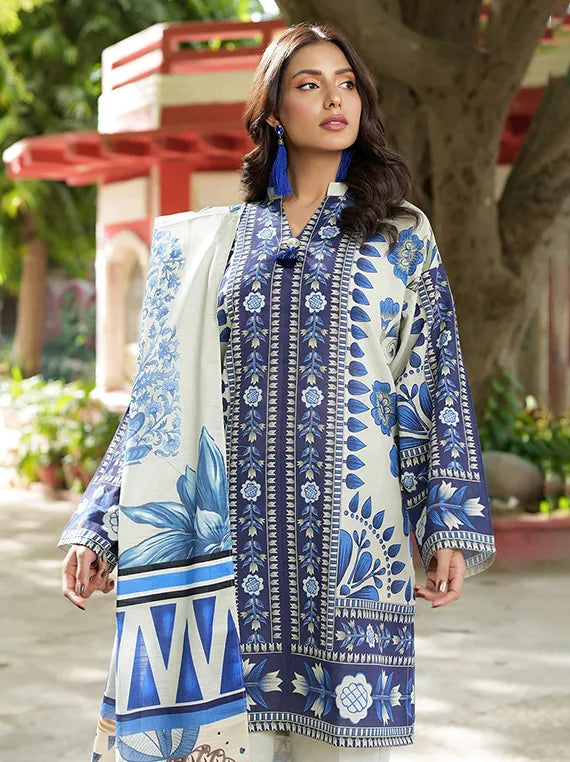 Winter Muse Printed Khaddar Collection 2025 by Gul Ahmed (SD-52244)