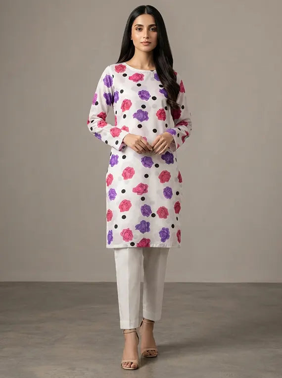Women’s Printed Viscose 2PC Edit 2026 Vol-SH40 (D-06)