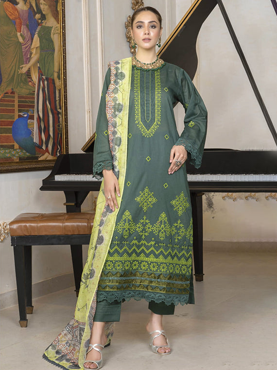 Yakh Basta Embroidery Lawn Collection 2025 By Colorum (Design-02)