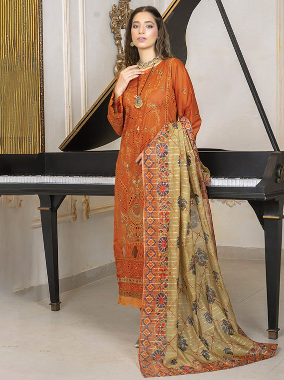 Yakh Basta Embroidery Lawn Collection 2025 By Colorum (Design-05)