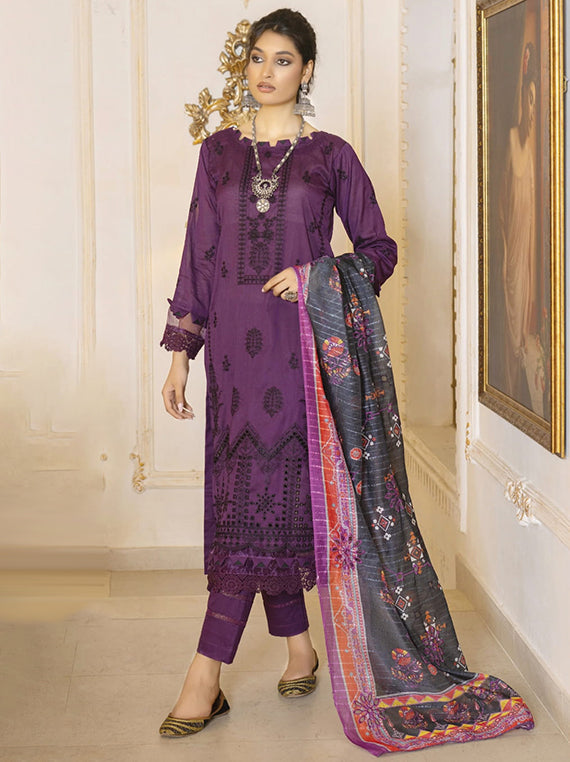 Yakh Basta Embroidery Lawn Collection 2025 By Colorum (Design-06)
