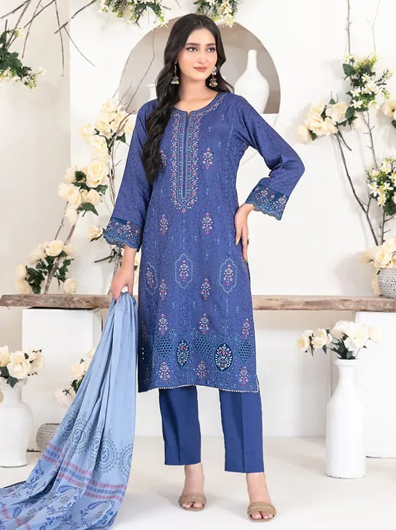 Yumna Embroidered Viscose Collection 2025 by Tawakkal Fabrics (D-4557)