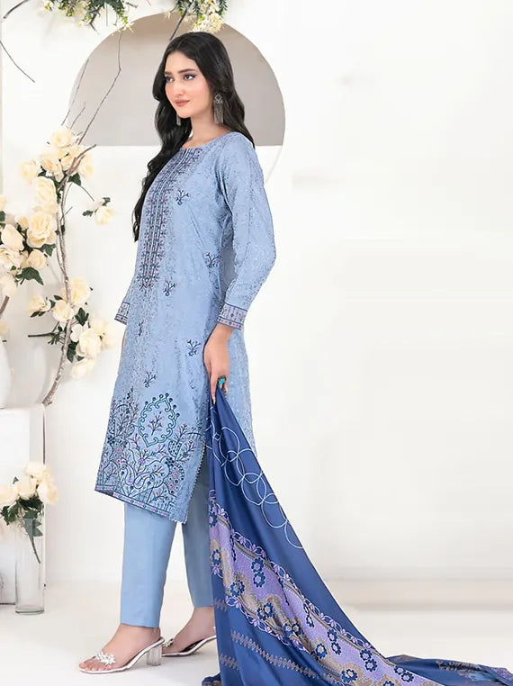 Yumna Embroidered Viscose Collection 2025 by Tawakkal Fabrics (D-4558)