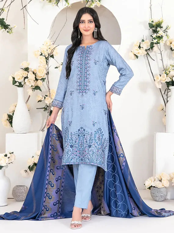 Yumna Embroidered Viscose Collection 2025 by Tawakkal Fabrics (D-4558)