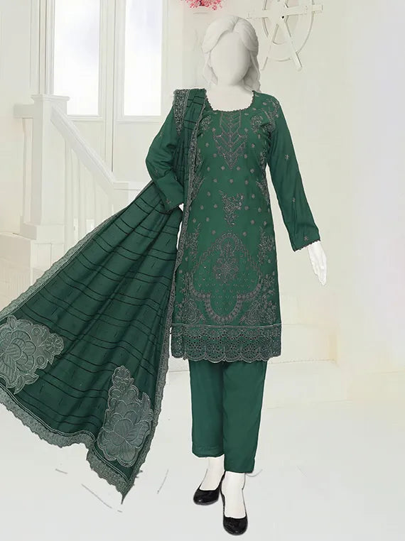 ZARNAB by ABC Embroidered Dhanak Collection 2025 (D-452)