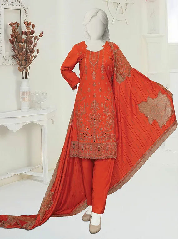 ZARNAB by ABC Embroidered Dhanak Collection 2025 (D-453)