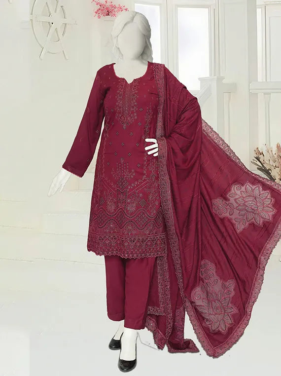 ZARNAB by ABC Embroidered Dhanak Collection 2025 (D-455)