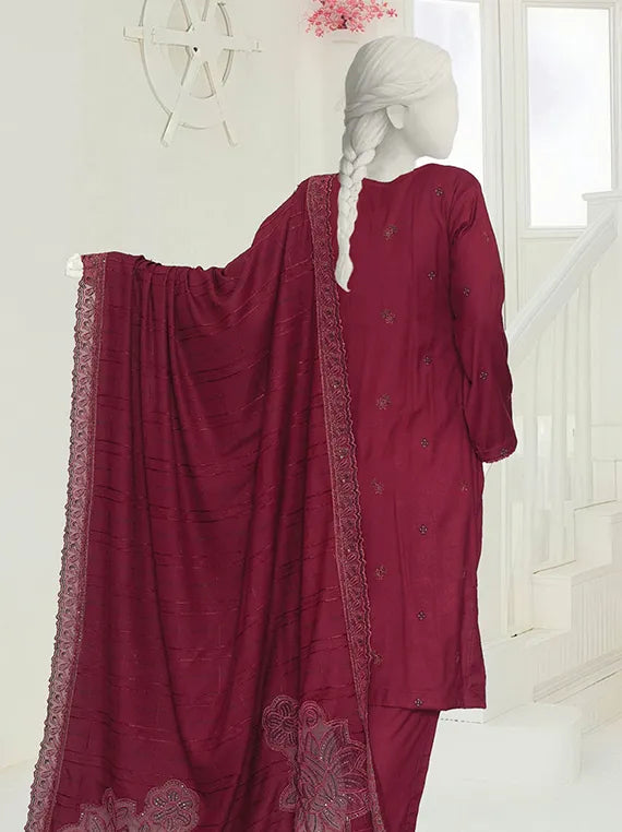 ZARNAB by ABC Embroidered Dhanak Collection 2025 (D-455)