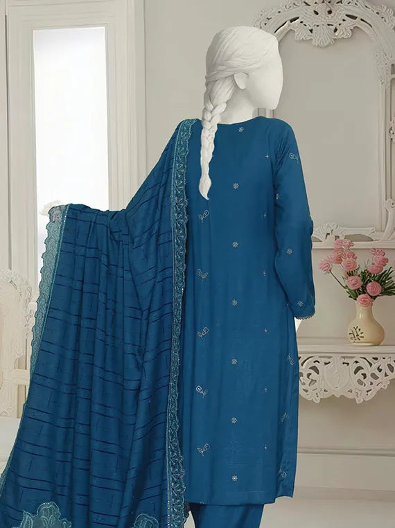 ZARNAB by ABC Embroidered Dhanak Collection 2025 (D-456)