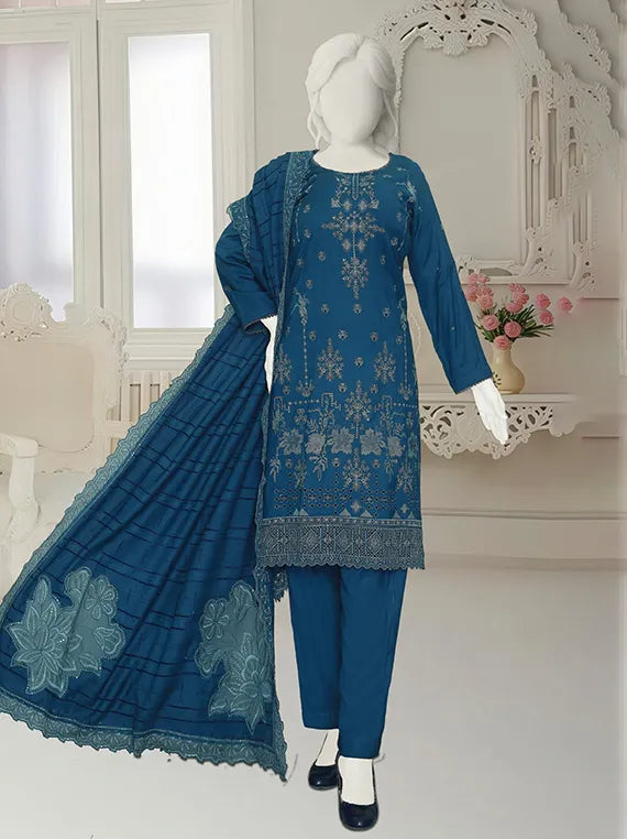 ZARNAB by ABC Embroidered Dhanak Collection 2025 (D-456)