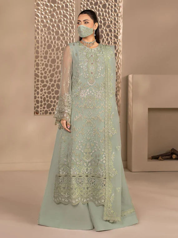 ZEENAT Kuch Khas by Flossie Embroidered Chiffon Collection 2026 (ZE-101)