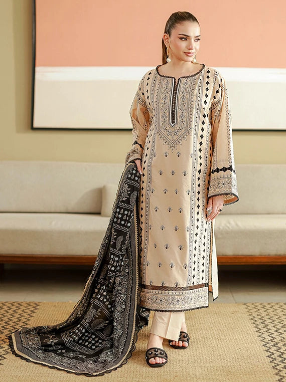ZELLBURY Chikankari Lawn Collection 2026 Vol-03 (WUC26E34047)