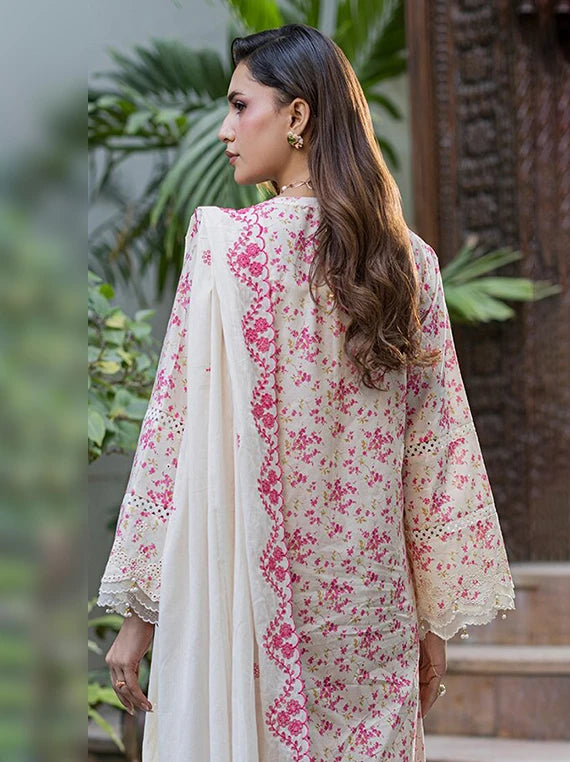 ZELLBURY Chikankari Lawn Collection 2026 Vol-03 (WUS26E34096)