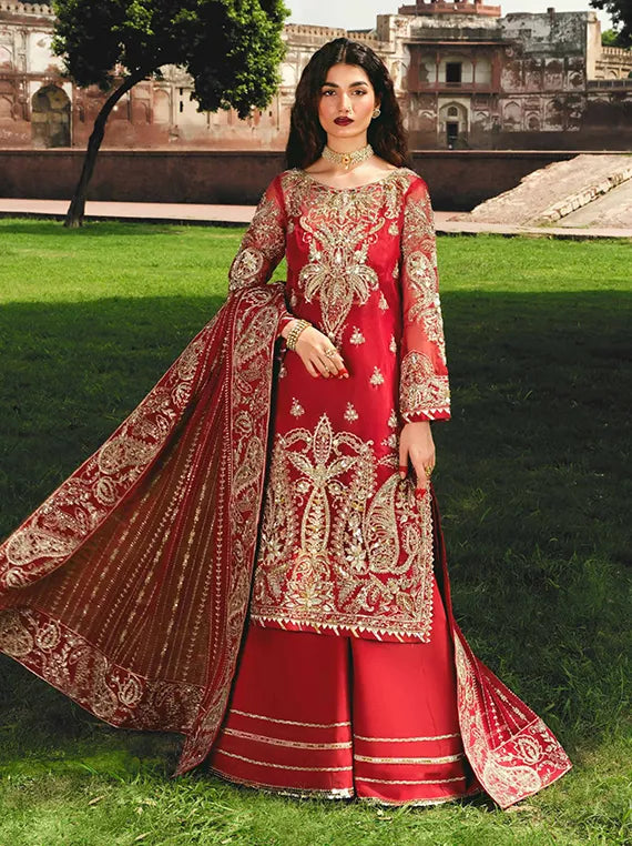 ZOUJ Luxury Festive Organza Collection 2025 by Raeesa (AAK-01)